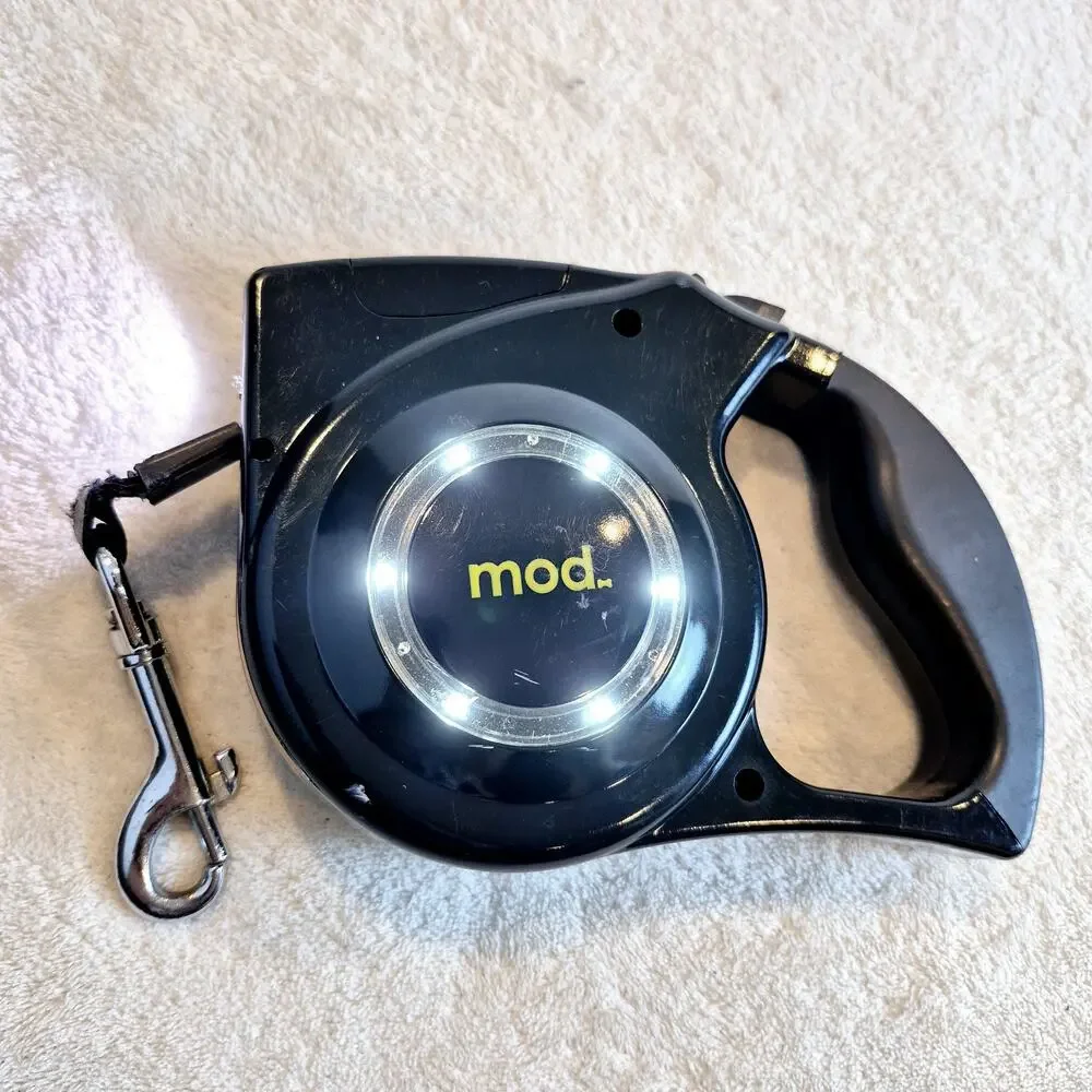 Mod Defender Retractable Safety Leash 3 mode Safety Light Black 16ft